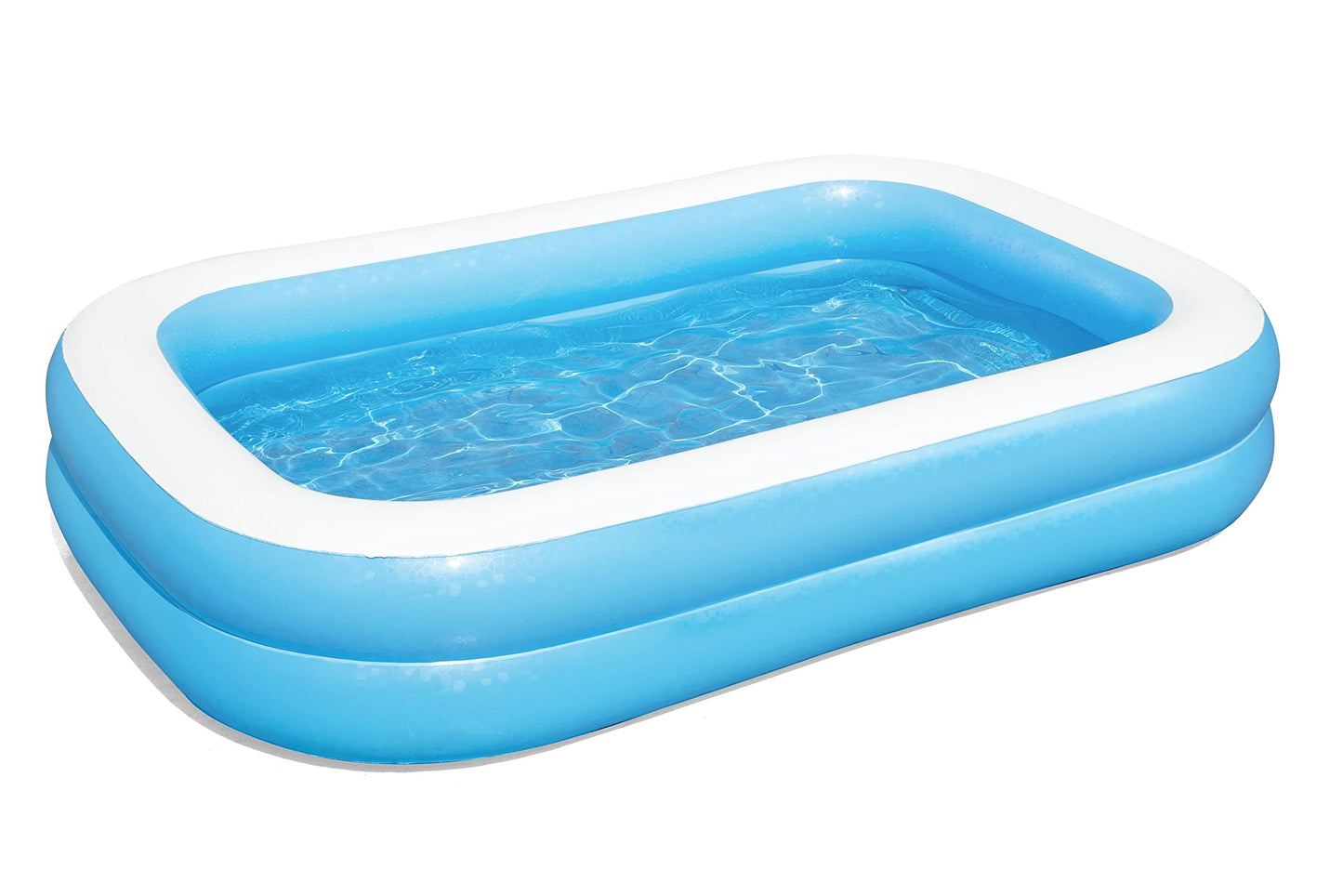 Bestway H2OGO! Blue Rectangular 8'6" Inflatable Family Pool | Perfect for Kids, Ages 6+