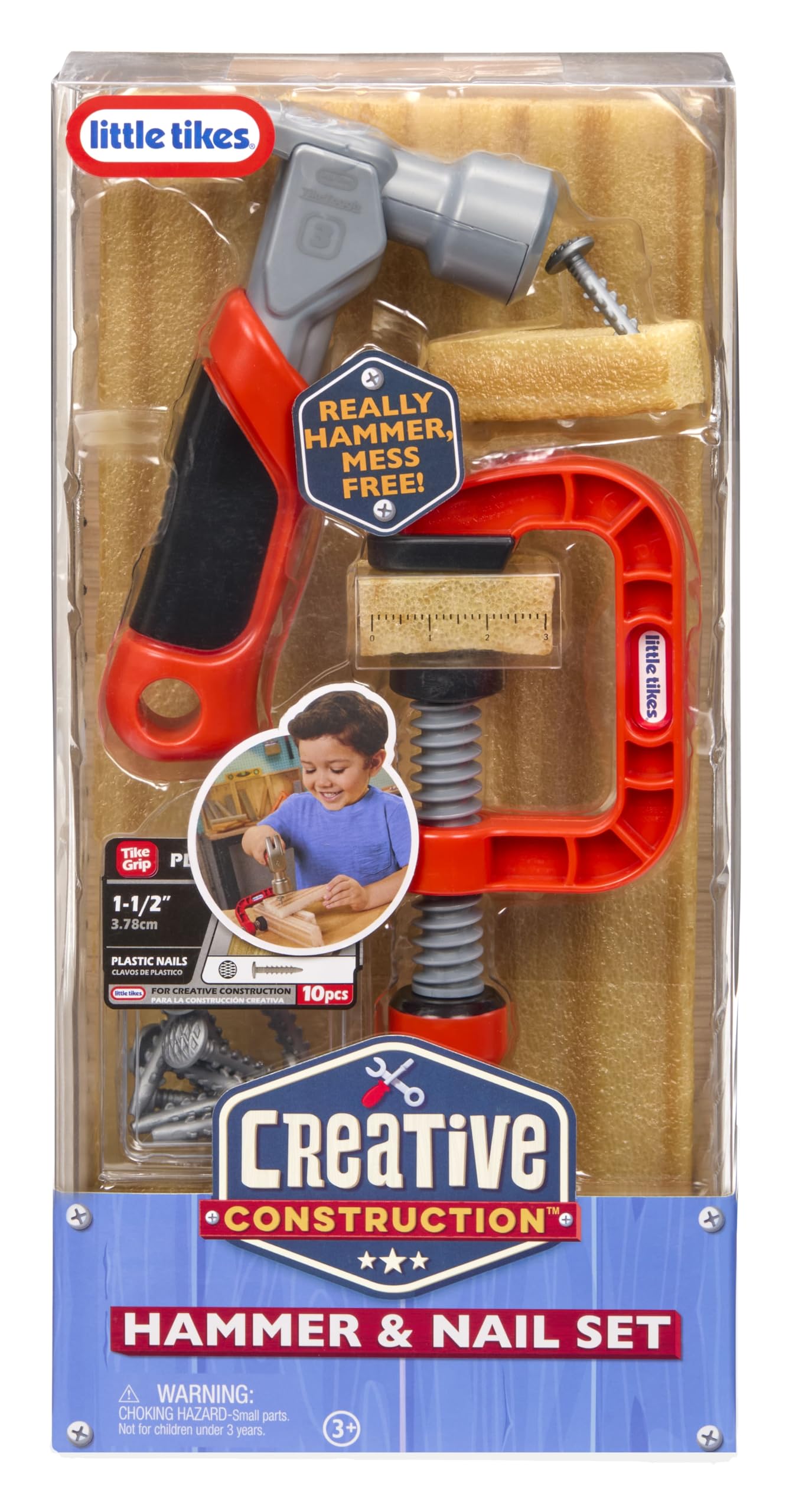Creative Construction Hammer & Nail Set