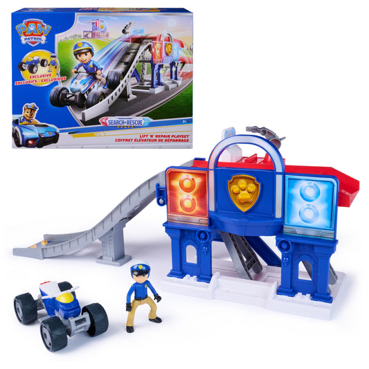 Paw Patrol Search & Rescue Lift N Repair Playset with Ryder Action Figure