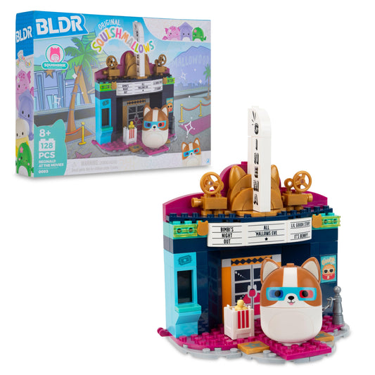 BLDR Squishmallows Reginald at the Movies Building Set