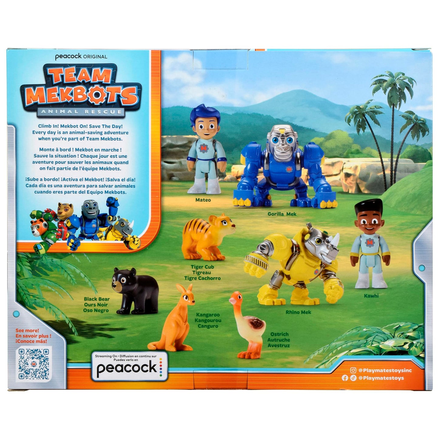 Team Mekbots: Animal Rescue Mini Figure Adventure Set