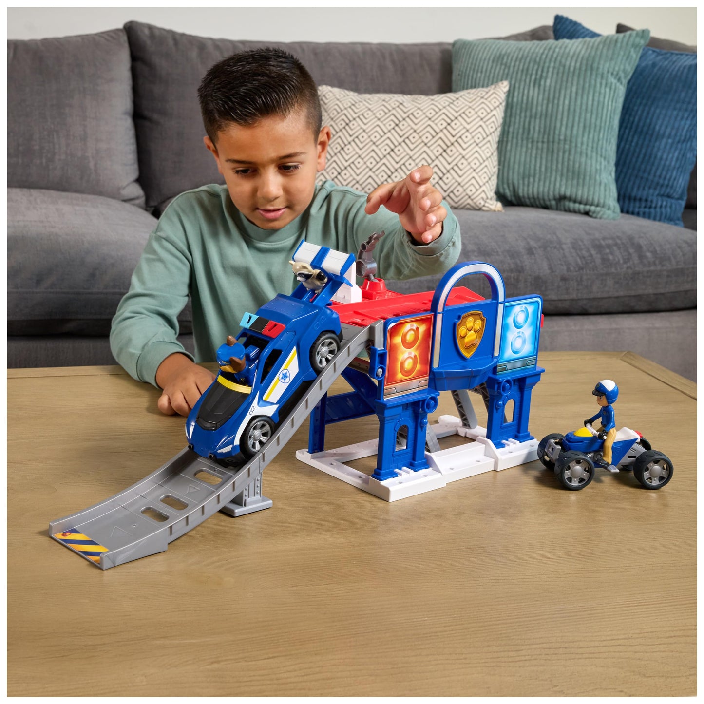 Paw Patrol Search & Rescue Lift N Repair Playset with Ryder Action Figure