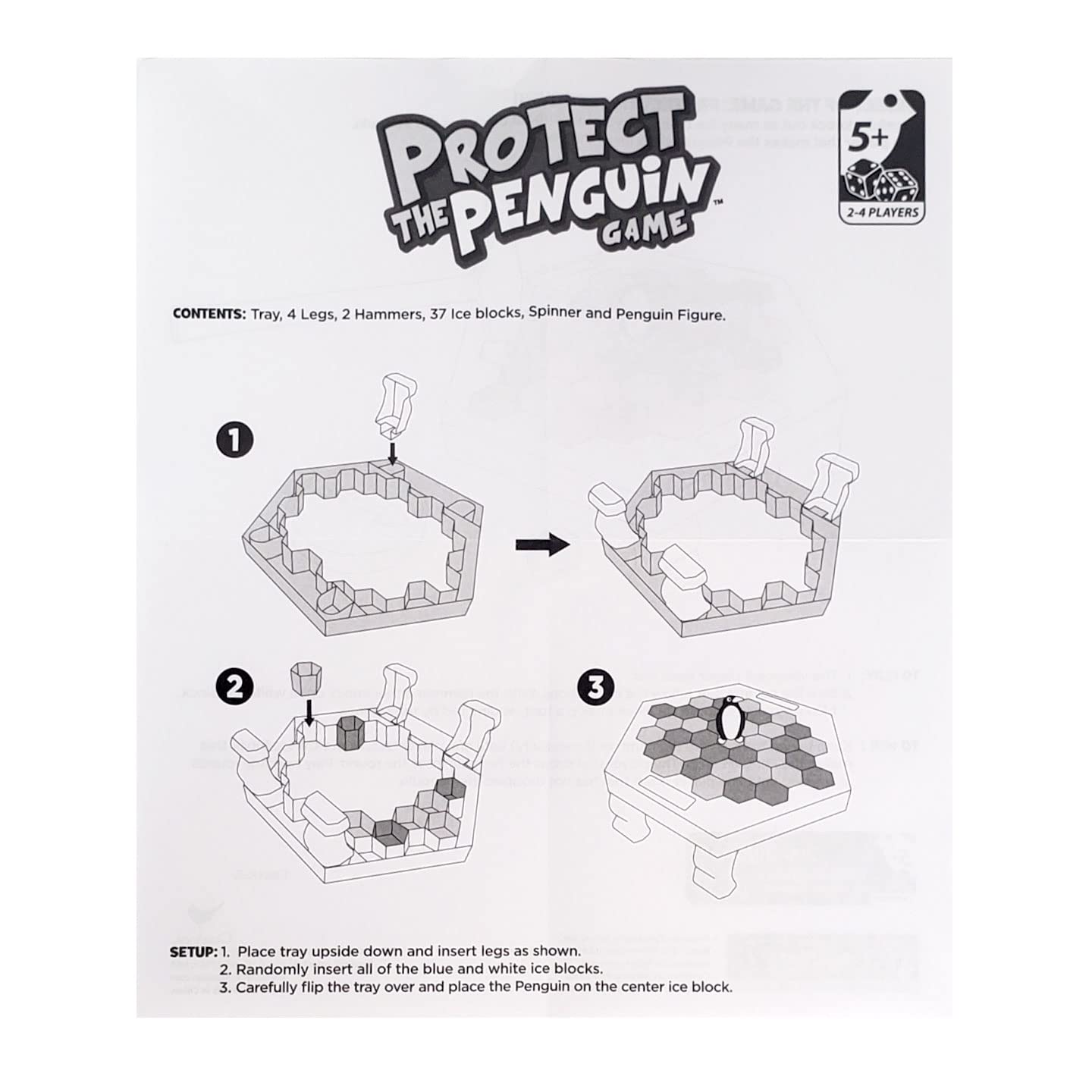 Cardinal Protect The Penguin Game - Board Game for Ages 5 and up, Perfect Family Game Night - Don't Let The Penguin Fall Through The Ice