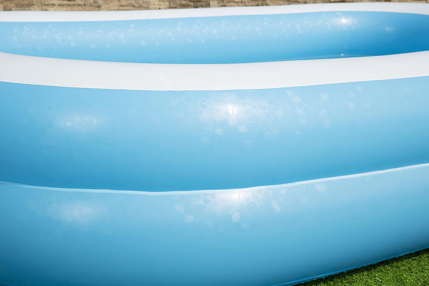 Bestway H2OGO! Blue Rectangular 8'6" Inflatable Family Pool | Perfect for Kids, Ages 6+