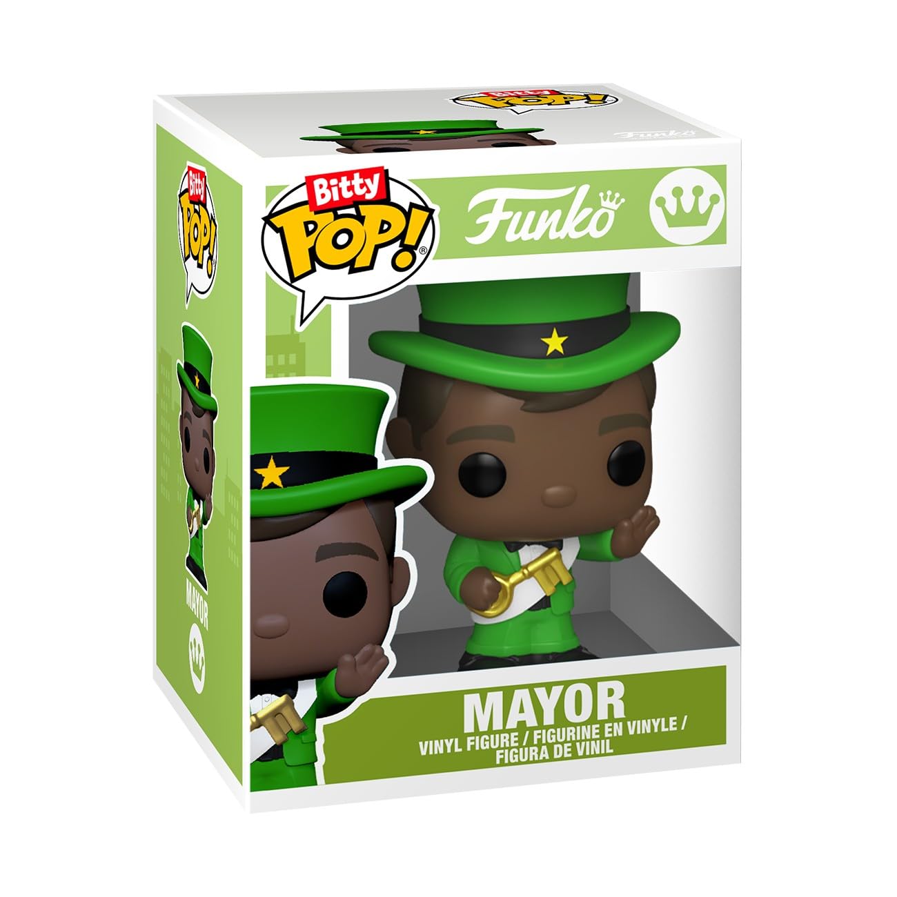 Funko Pop! Bitty City: Starter Set - Mayor & Newsletter Boy - City Collection - Includes Fire Truck and City Hall - Mix and Match - Toys for Kids & Adults