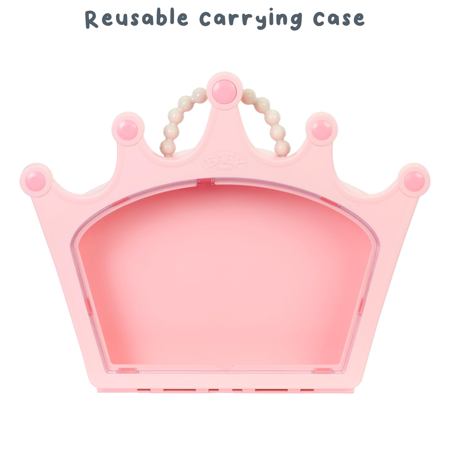 Baby Born Princess Essentials Set with Carrying Case (8 Pieces), 14-17 inch Baby Doll Accessories, Meal Time, Grooming, for Kids Ages 3 & Up