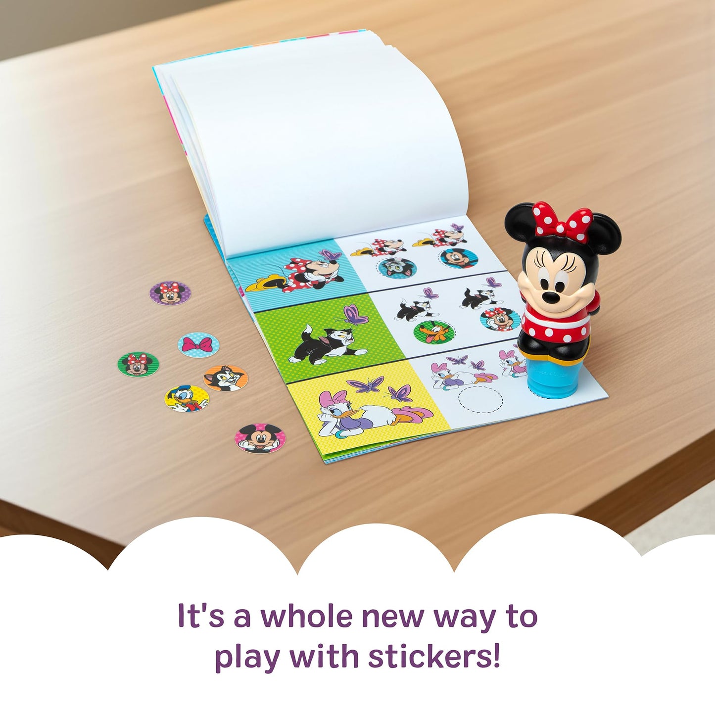Minnie Mouse Sticker Wow! 24-Page Activity Pad and Sticker Stamper