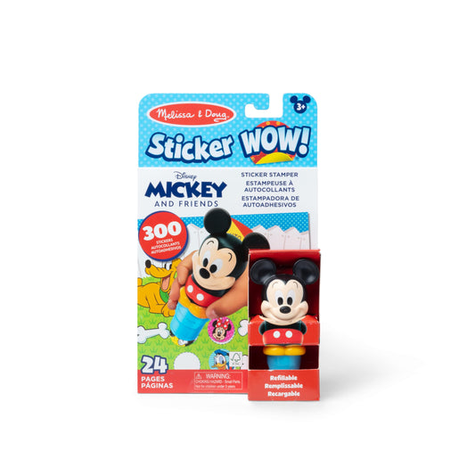 Mickey Mouse Sticker Wow! 24-Page Activity Pad and Sticker Stamper