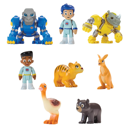 Team Mekbots: Animal Rescue Mini Figure Adventure Set