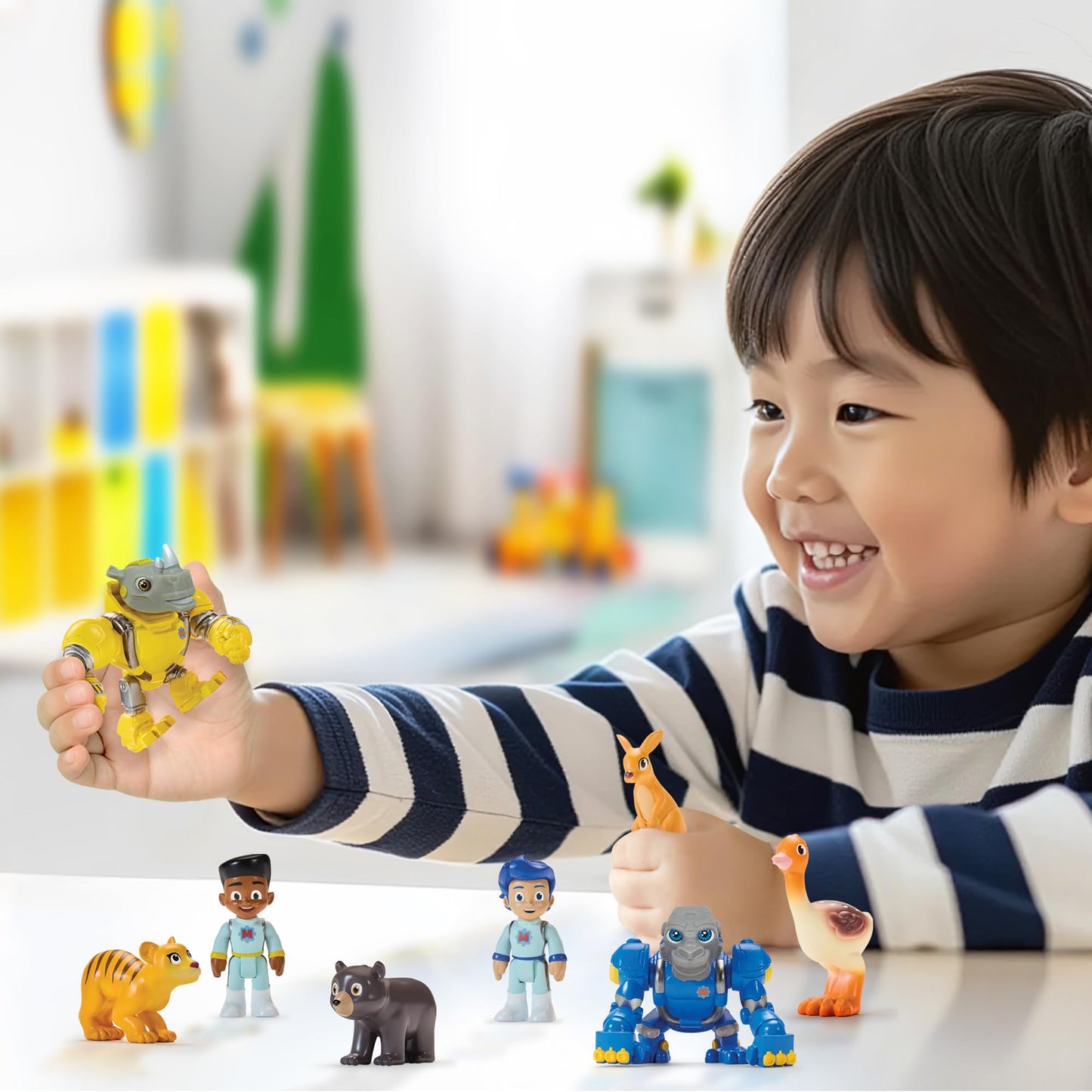 Team Mekbots: Animal Rescue Mini Figure Adventure Set