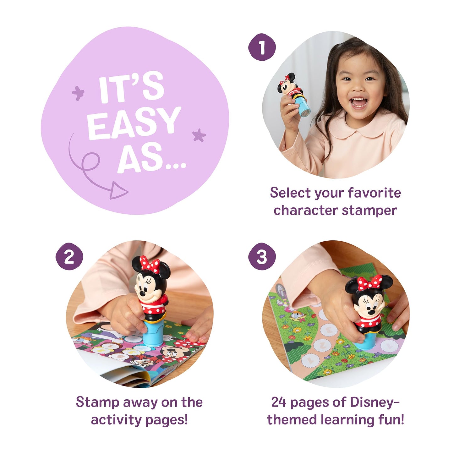Minnie Mouse Sticker Wow! 24-Page Activity Pad and Sticker Stamper