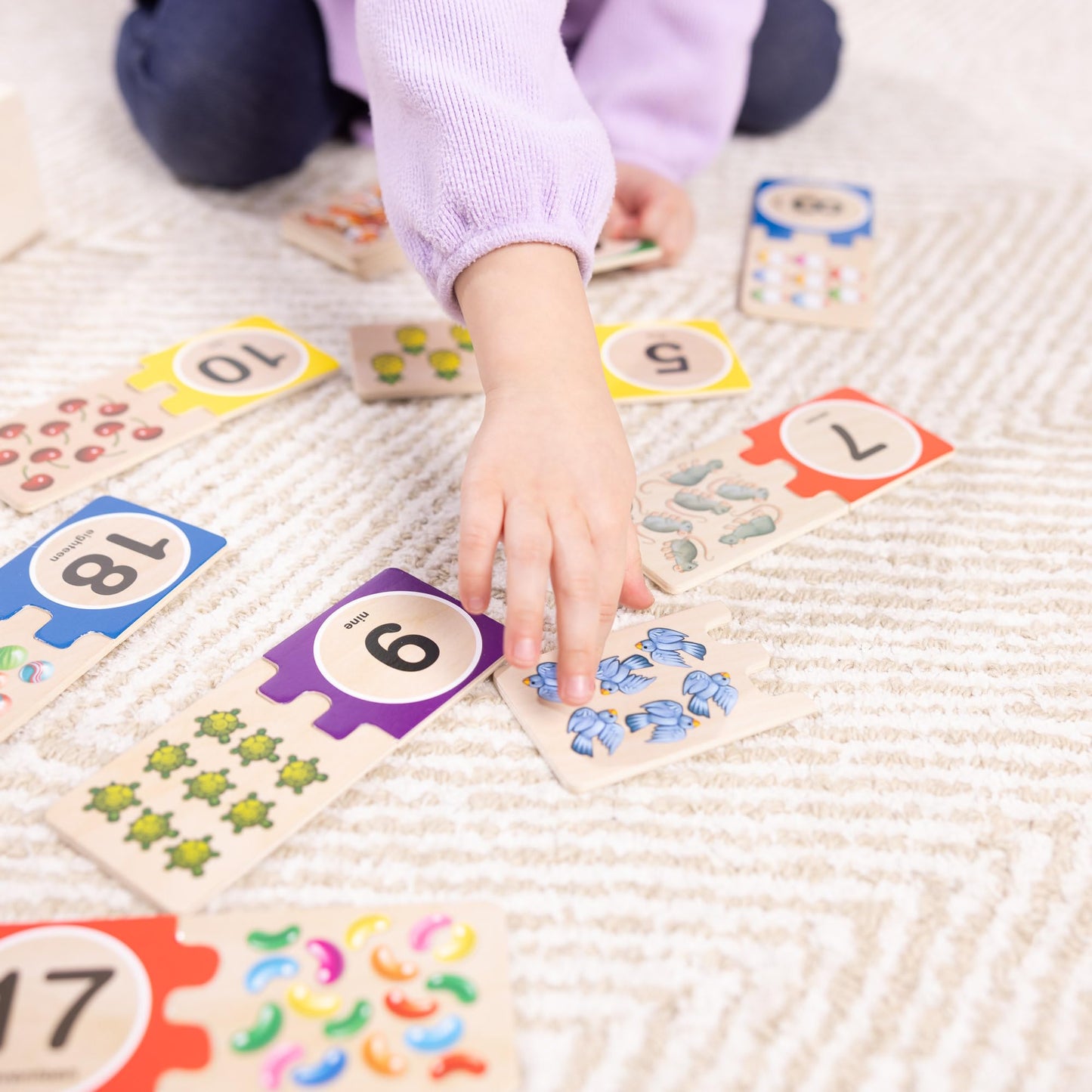 Melissa & Doug Self-Correcting Wooden Number Puzzles