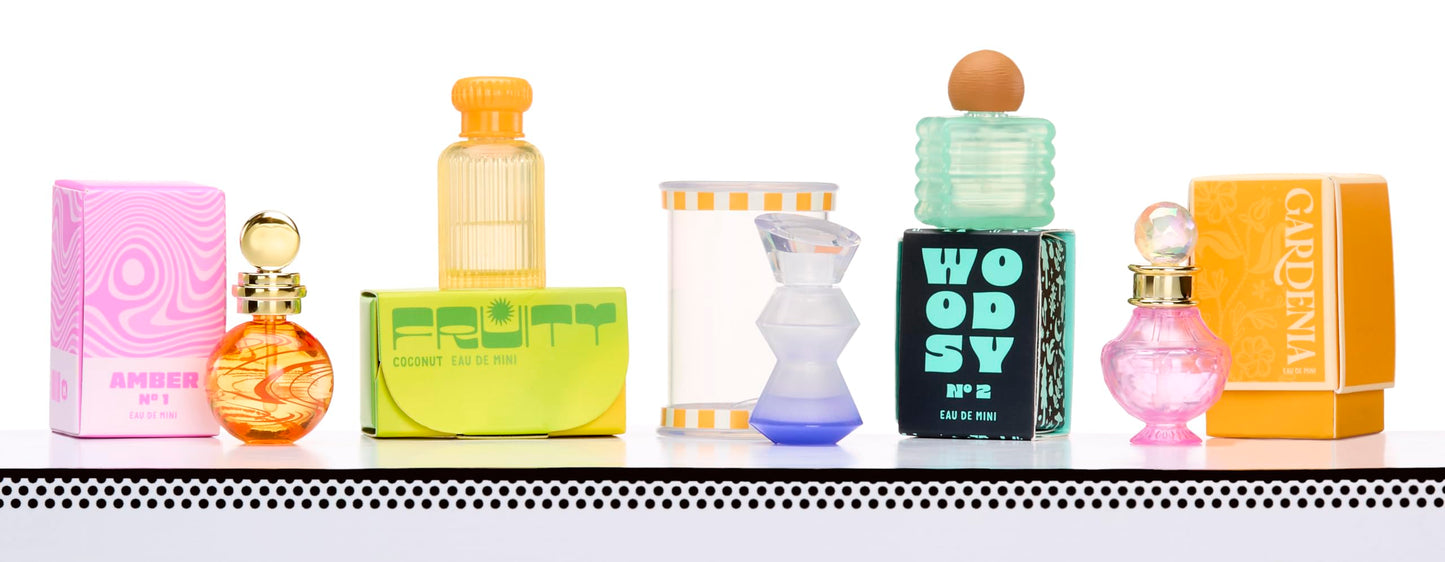 MGA's Miniverse - Make It Mini Fragrances Mini Collectibles, Mystery Blind Packaging, DIY, Real Cosmetic Products, Perfume, Amber, Woodsy, Fruity, Floral, Fresh Scents, Non Toxic, Collectors, 8+