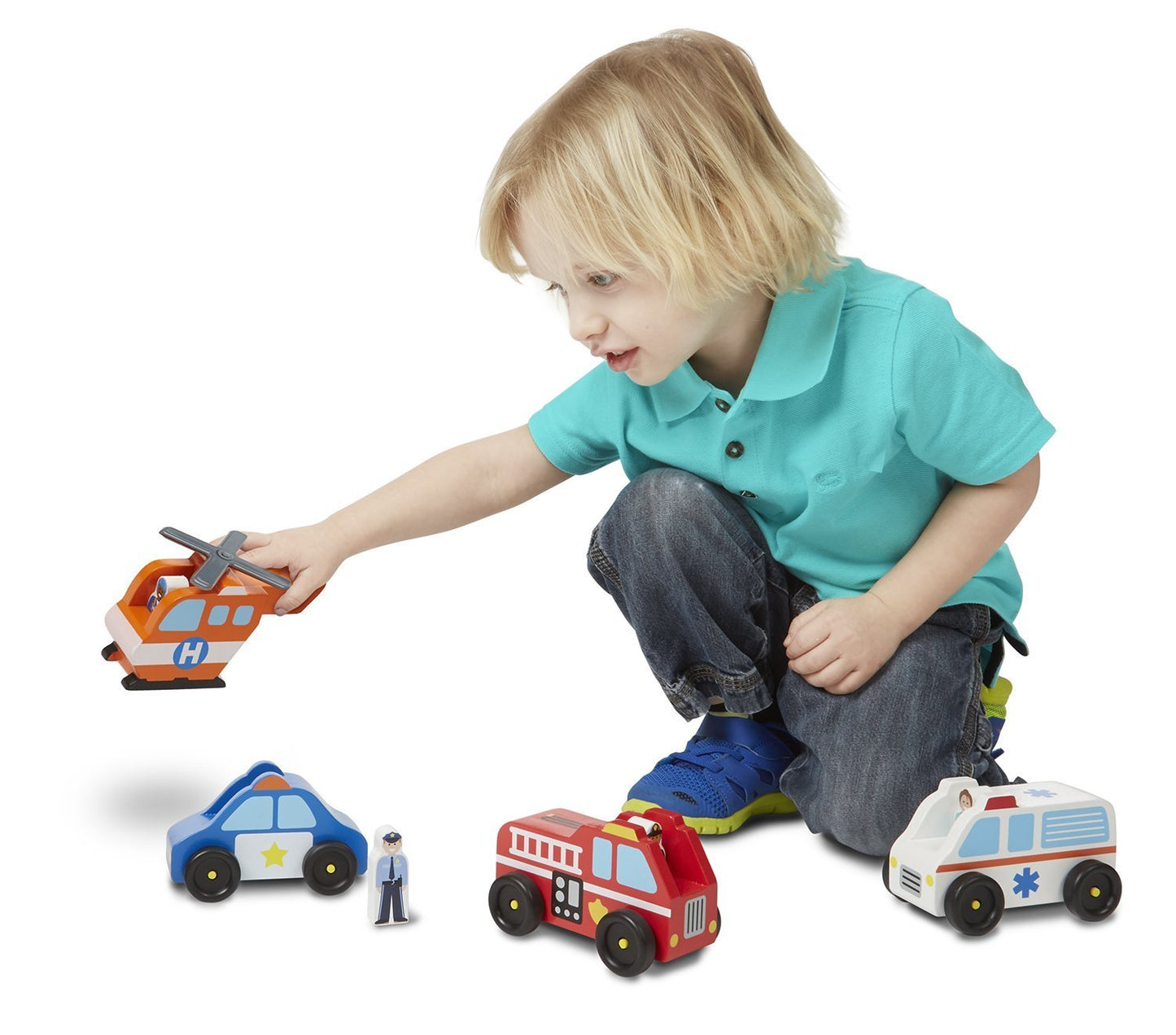 Melissa & Doug Emergency Vehicle Set