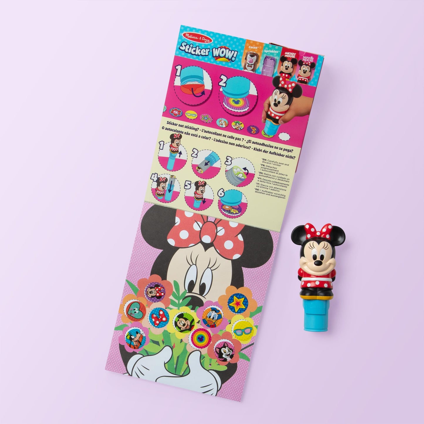 Minnie Mouse Sticker Wow! 24-Page Activity Pad and Sticker Stamper