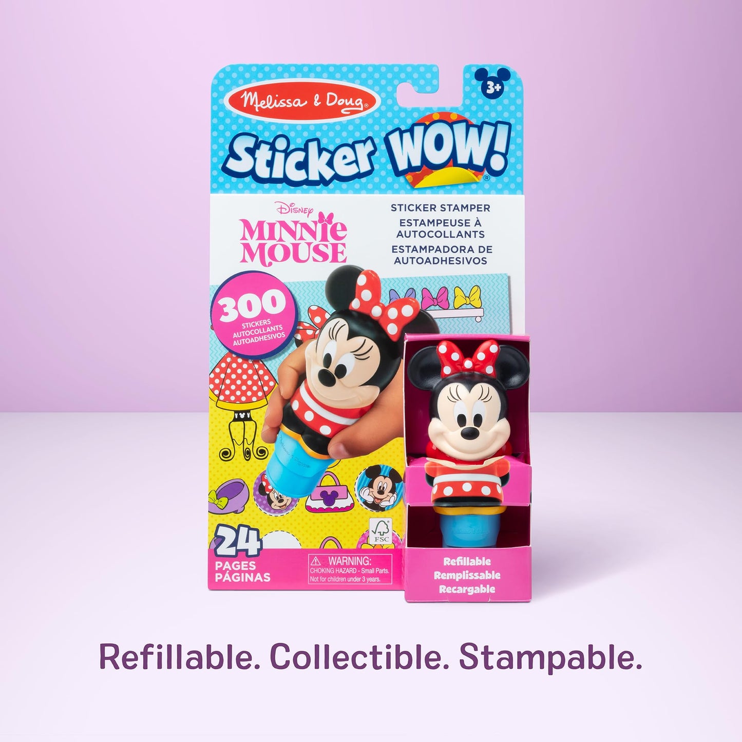 Minnie Mouse Sticker Wow! 24-Page Activity Pad and Sticker Stamper