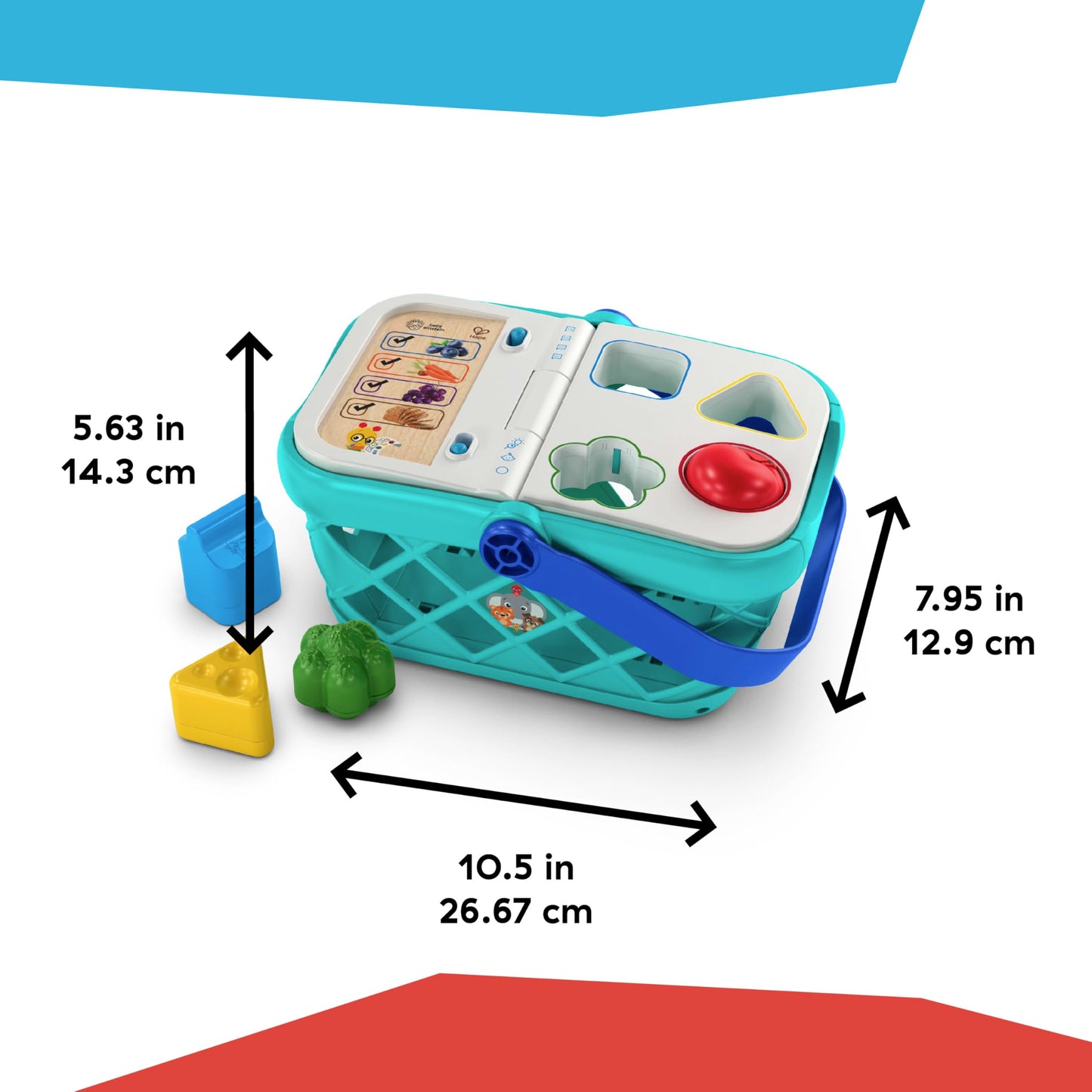 Baby Einstein + Hape Magic Touch Toy Shopping Basket