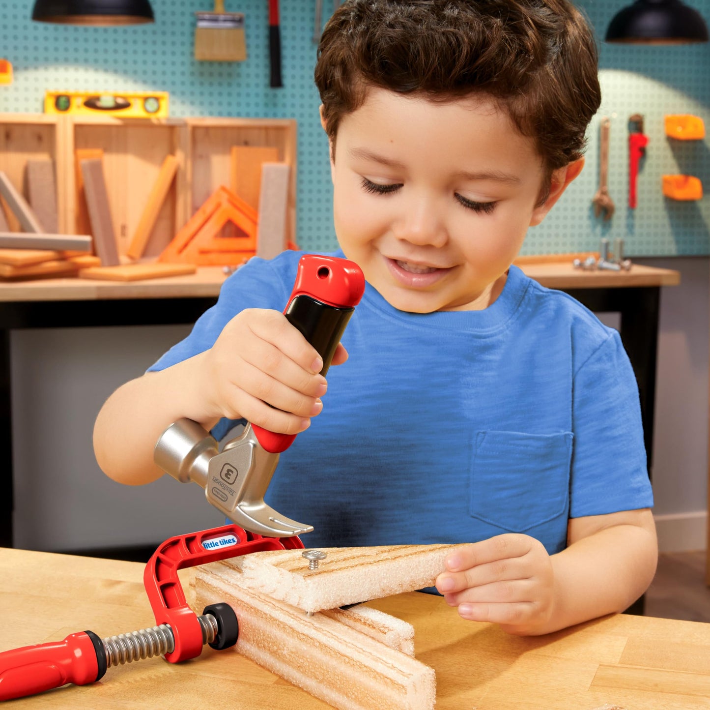 Creative Construction Hammer & Nail Set