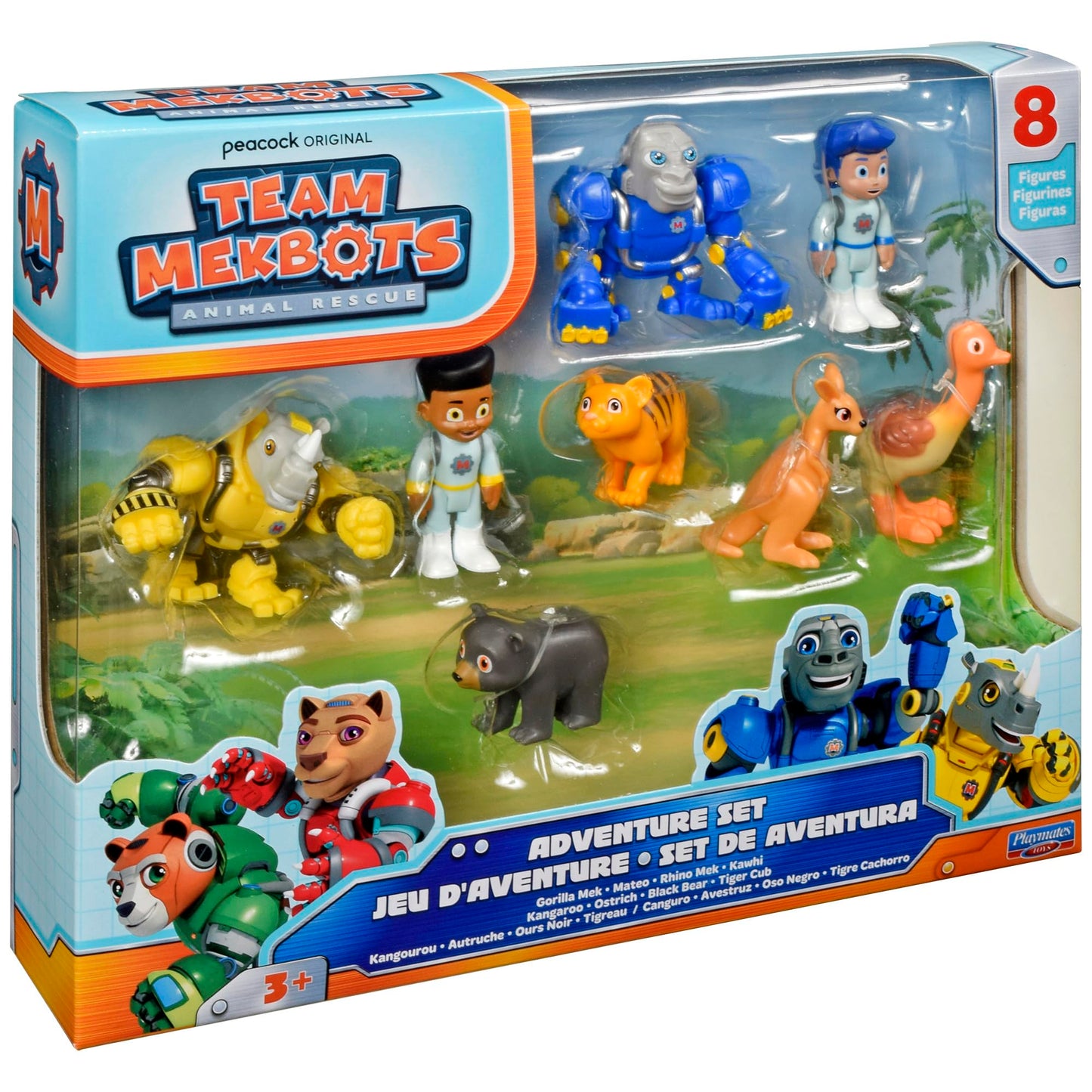 Team Mekbots: Animal Rescue Mini Figure Adventure Set