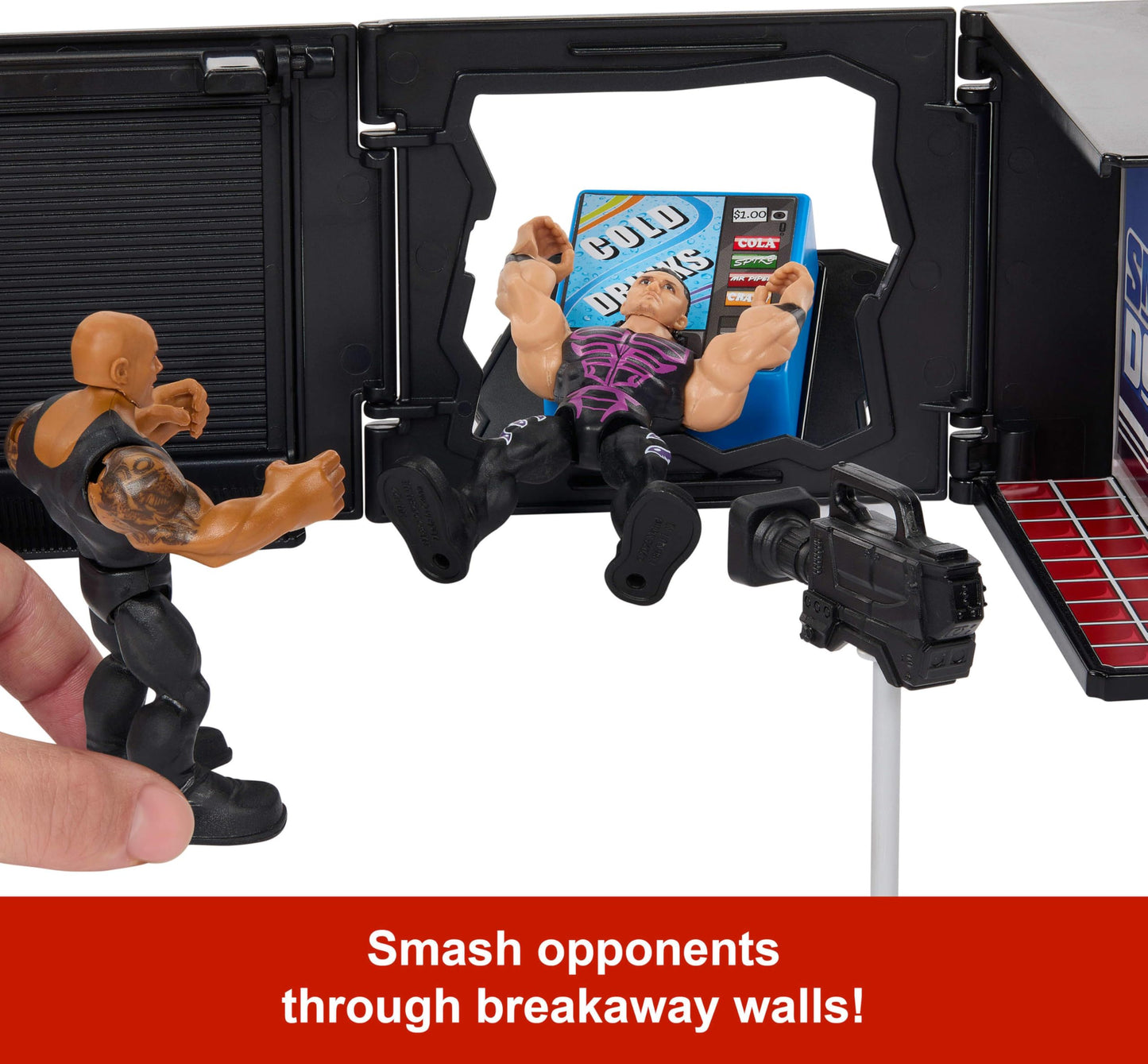 WWE Knuckle Crunchers Final Boss Microphone Playset