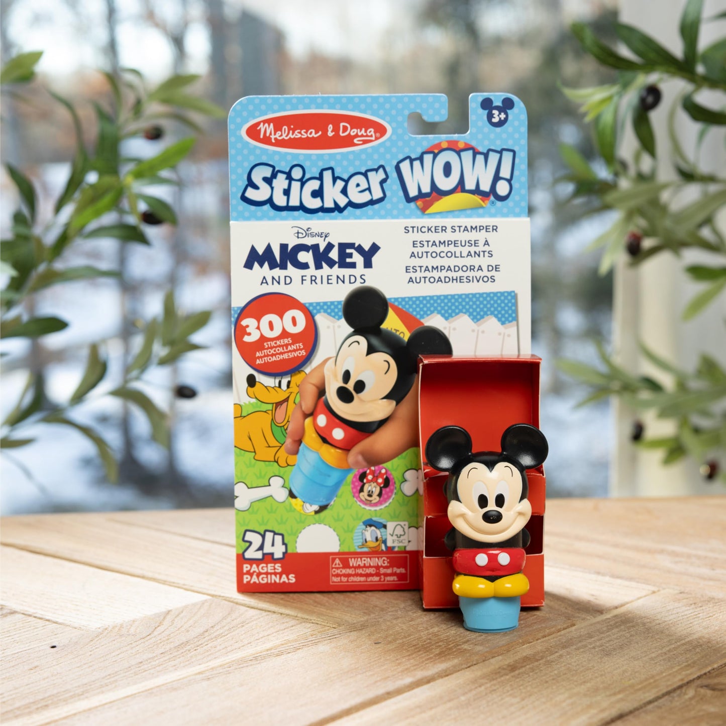 Mickey Mouse Sticker Wow! 24-Page Activity Pad and Sticker Stamper