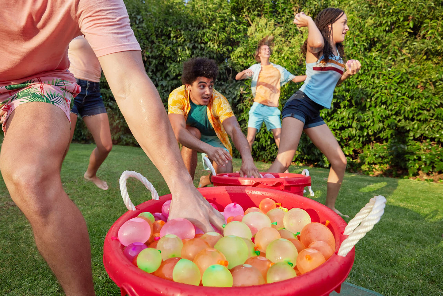 Bunch O Balloons Tropical Party 250+ Fast Fill Self Seal Water Balloons, Box of 8 Packs