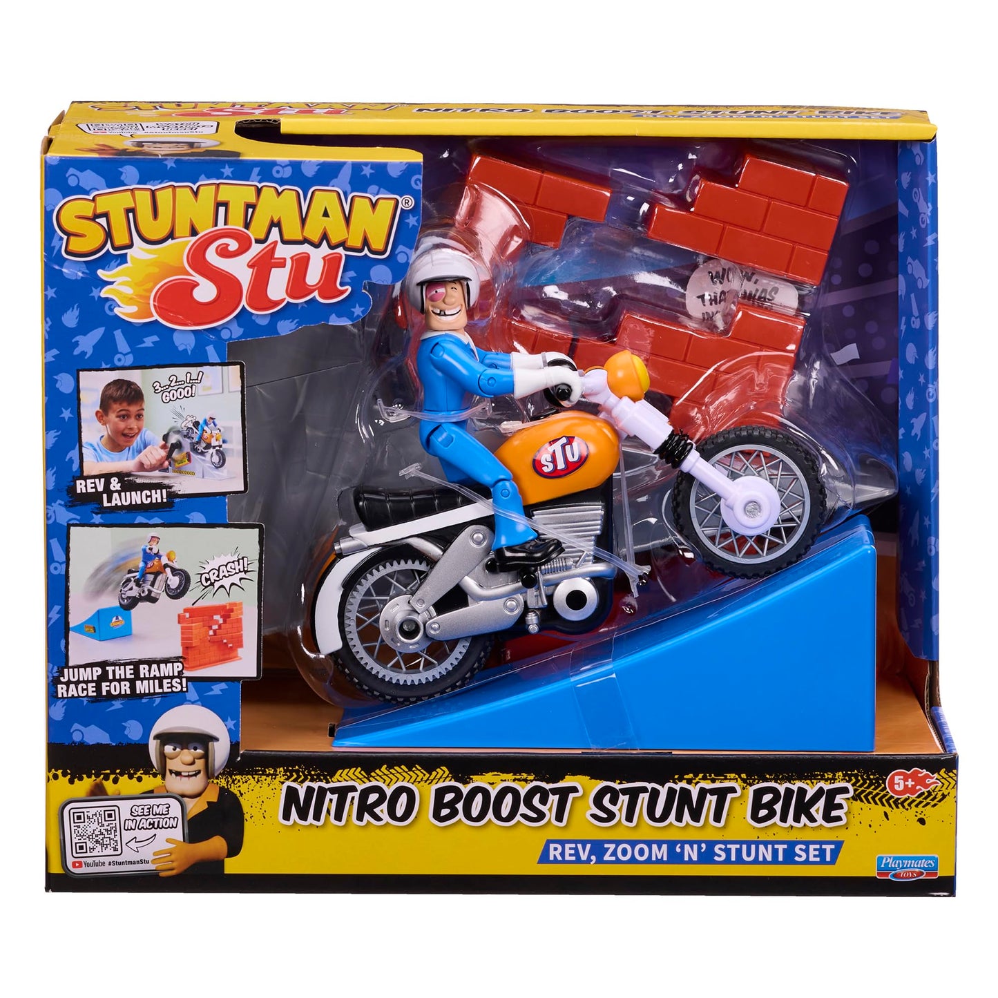 Stuntman STU Nitro Boost Stunt Bike by Playmates Toys