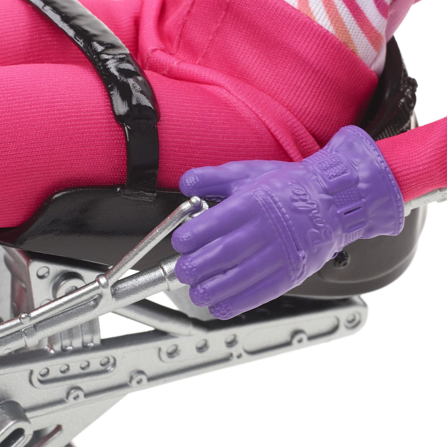 Barbie Careers Doll & Accessories, Winter Sports para Alpine Brunette Skier Doll Wearing Removable Outfit with Sit Ski, Poles & More