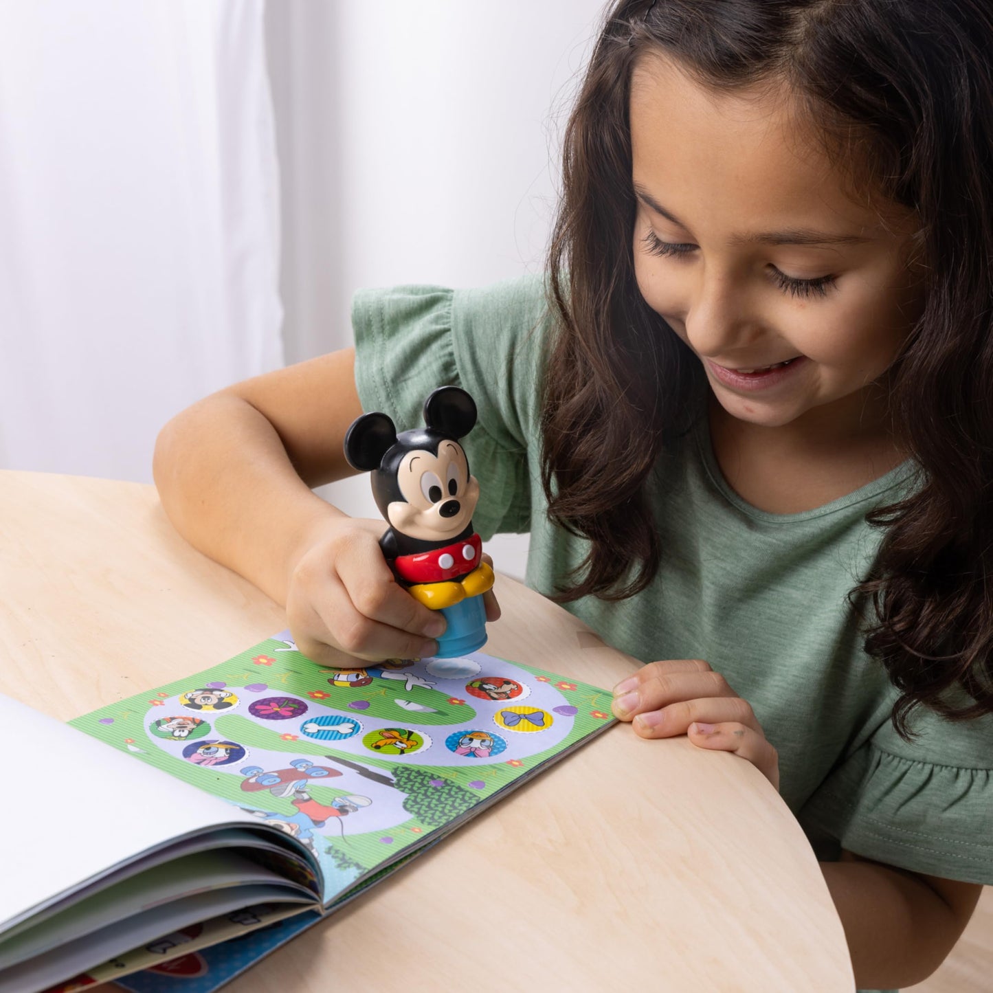 Mickey Mouse Sticker Wow! 24-Page Activity Pad and Sticker Stamper