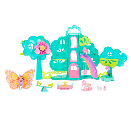 Baby Born Surprise Treehouse Playset with 20+ Surprises and Exclusive Doll, Multicolored