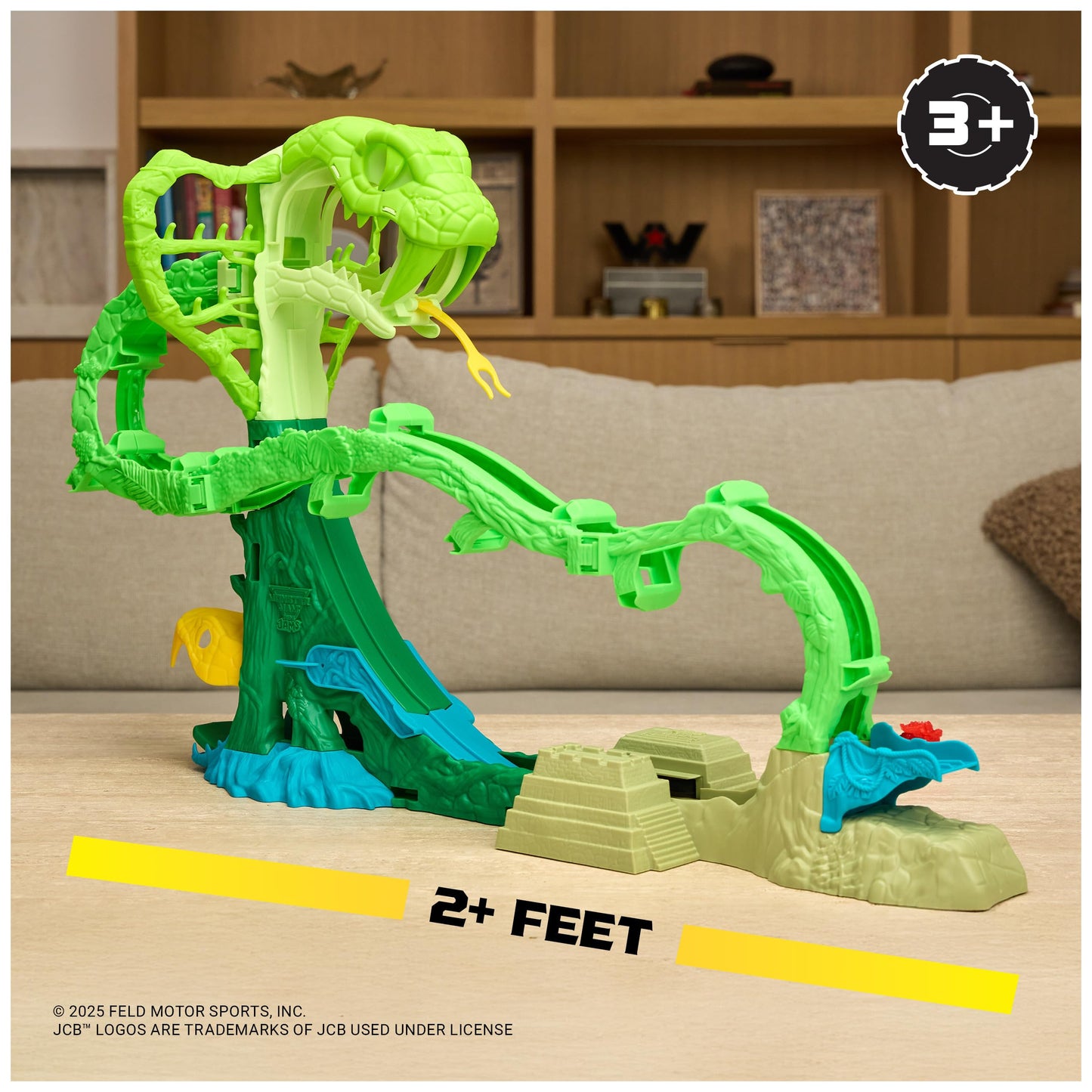 Monster Jam Mini Cobra Booster Playset
