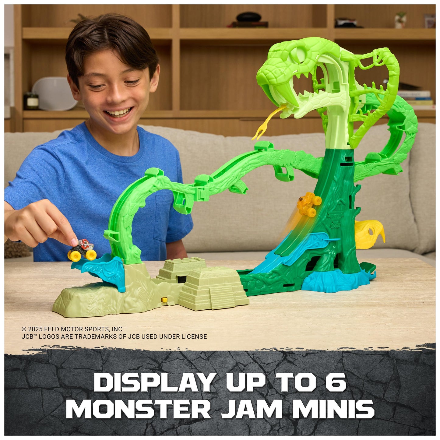 Monster Jam Mini Cobra Booster Playset