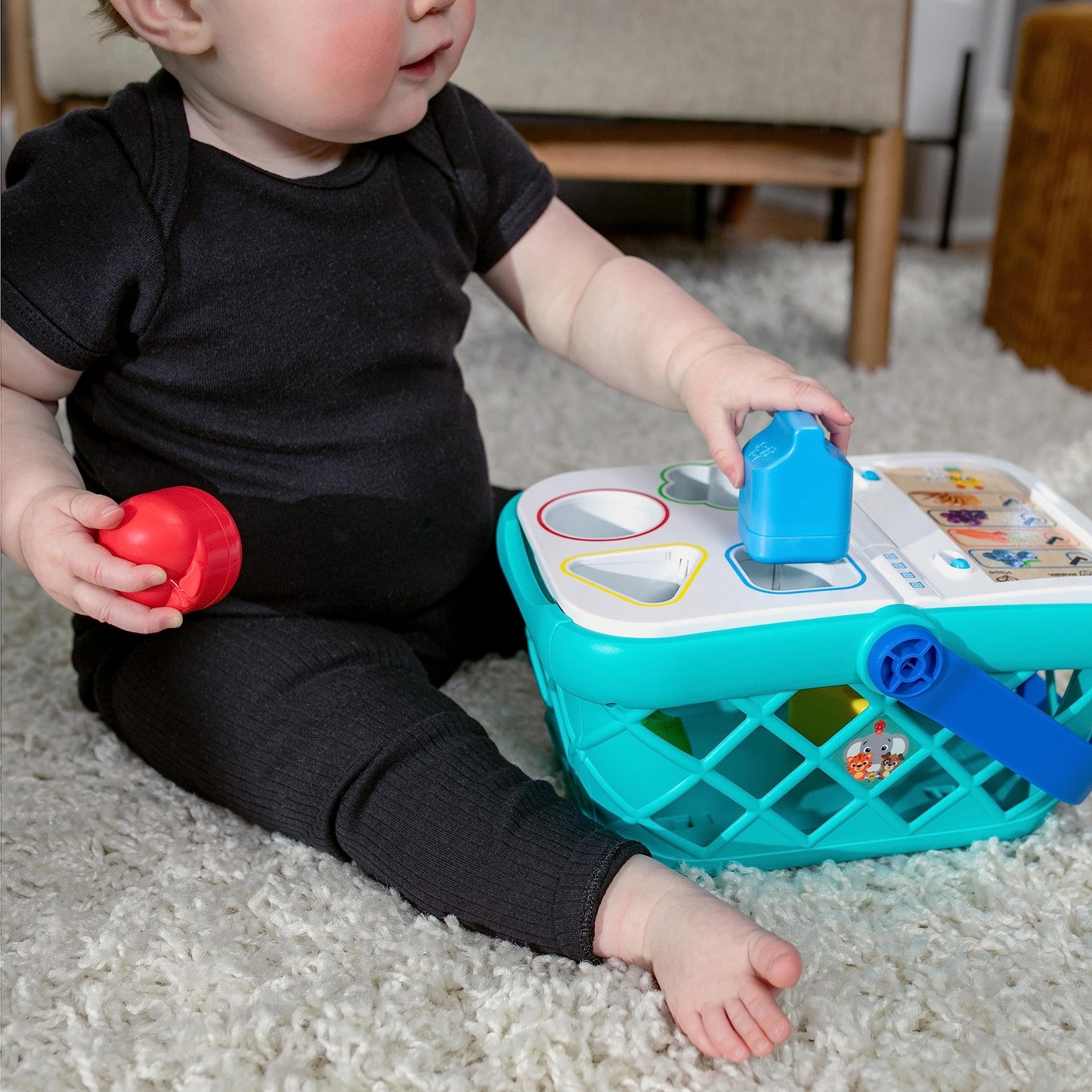 Baby Einstein + Hape Magic Touch Toy Shopping Basket