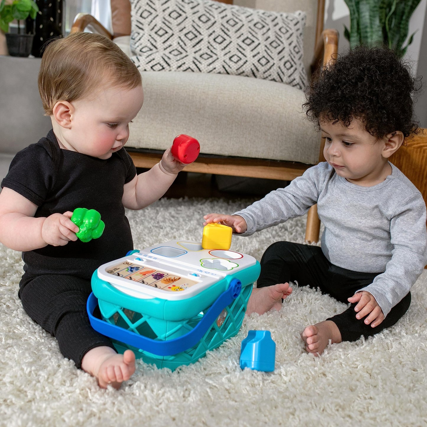Baby Einstein + Hape Magic Touch Toy Shopping Basket