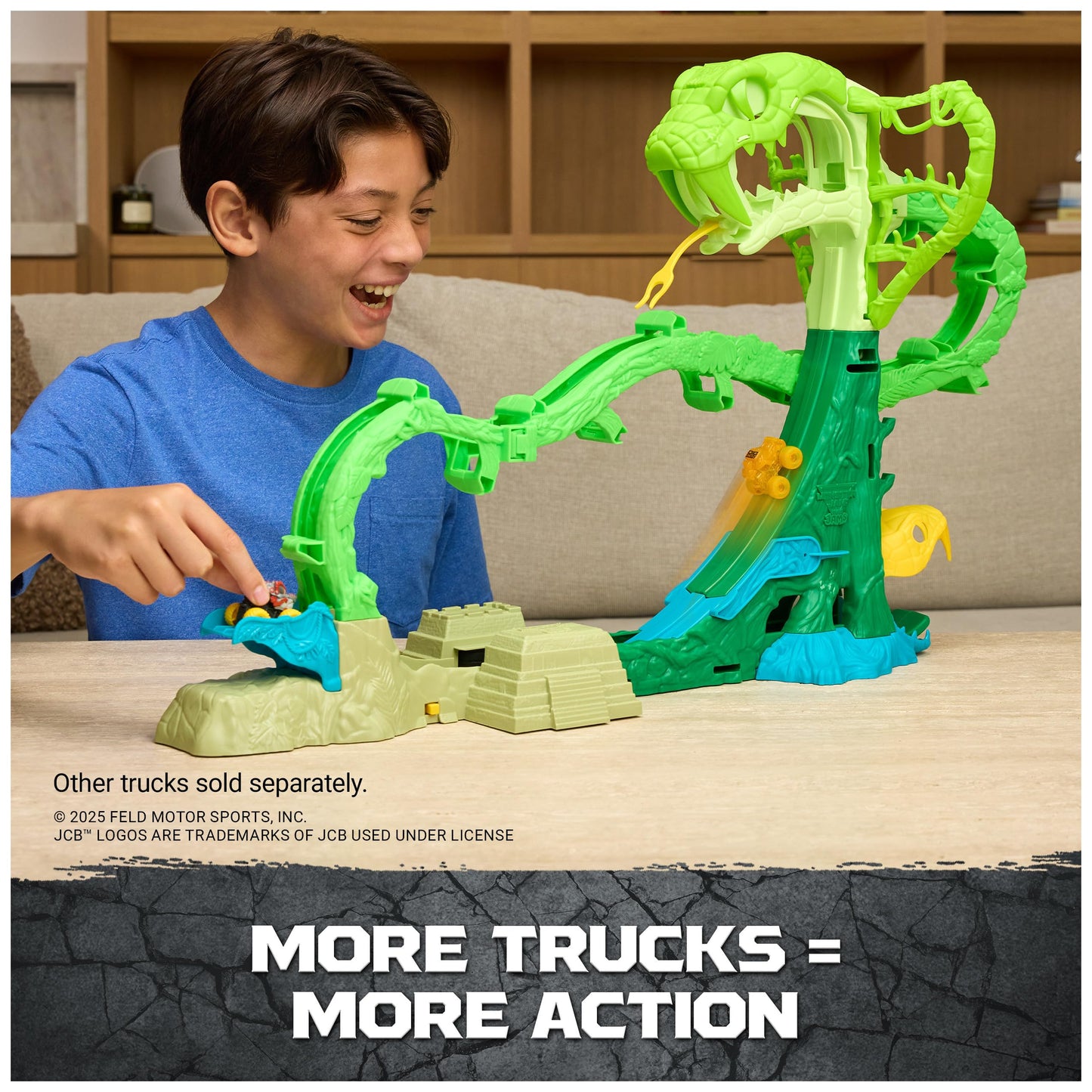 Monster Jam Mini Cobra Booster Playset