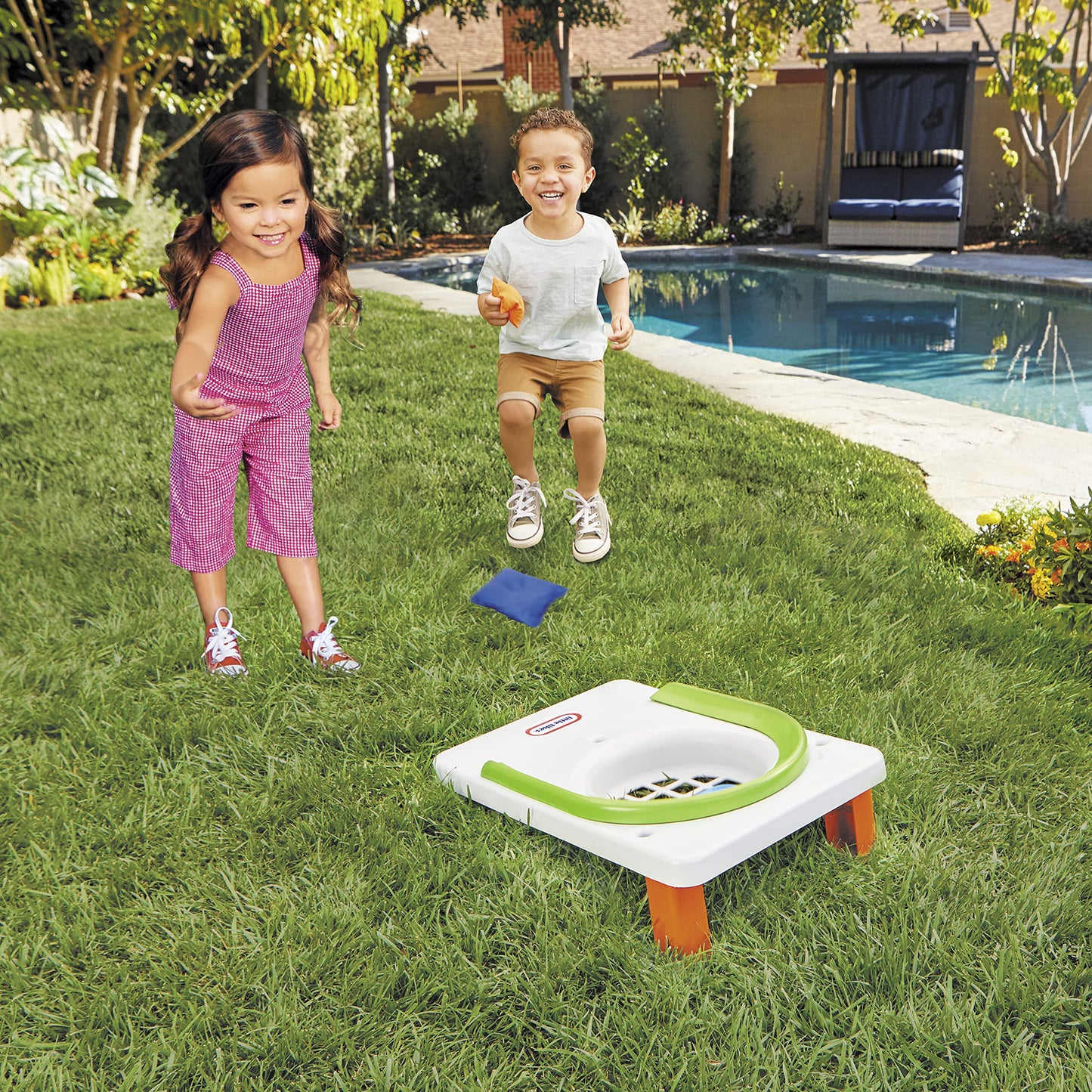 Little Tikes® My First Cornhole Game Fun Outdoor Bean Bag Toss Game Set for Kids and Toddlers Extra Large