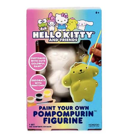 HELLO KITTY AND FRIENDS PAINT YOUR OWN POMPOMPURIN FIGURINE