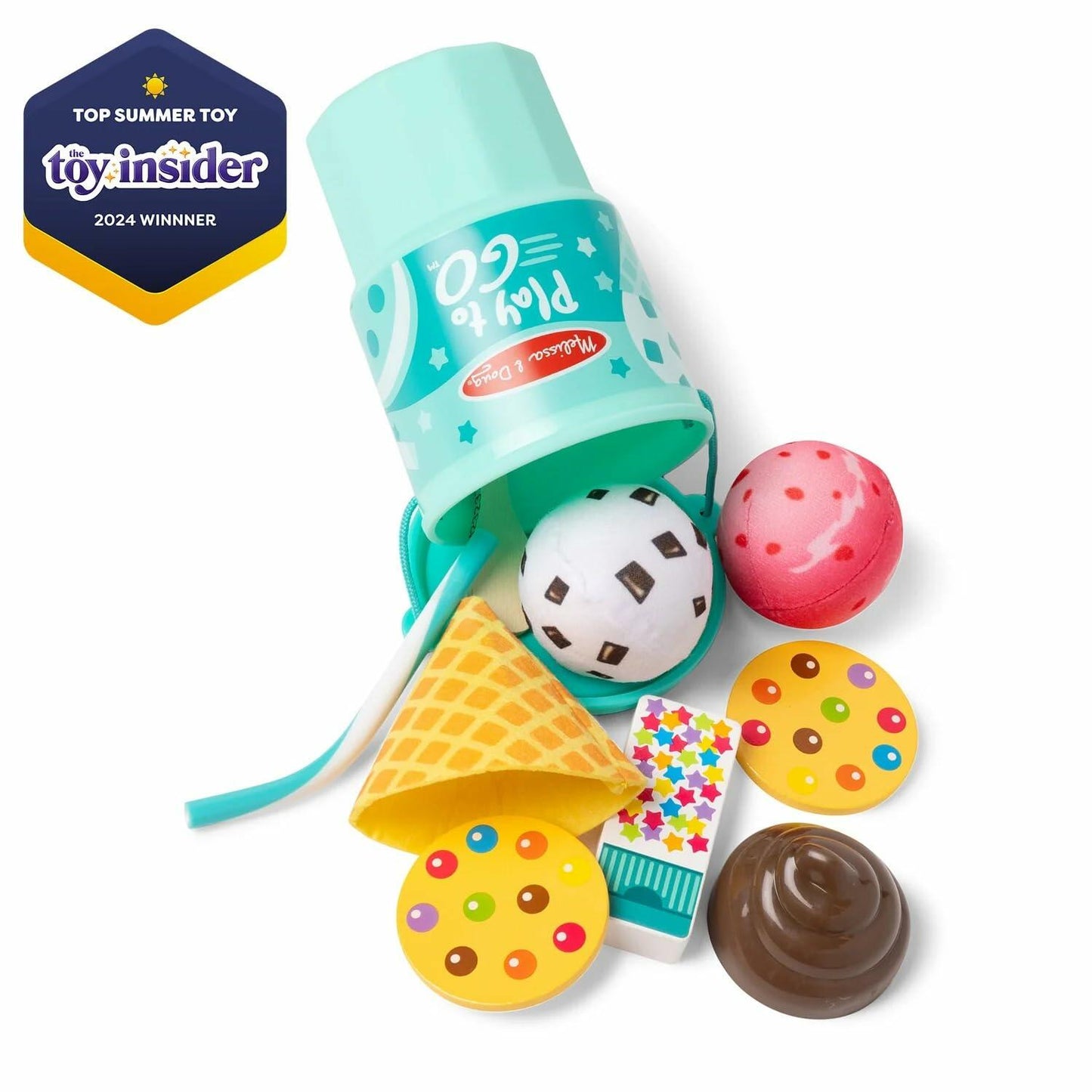 Melissa & Doug Play to Go Ice Cream Play Set