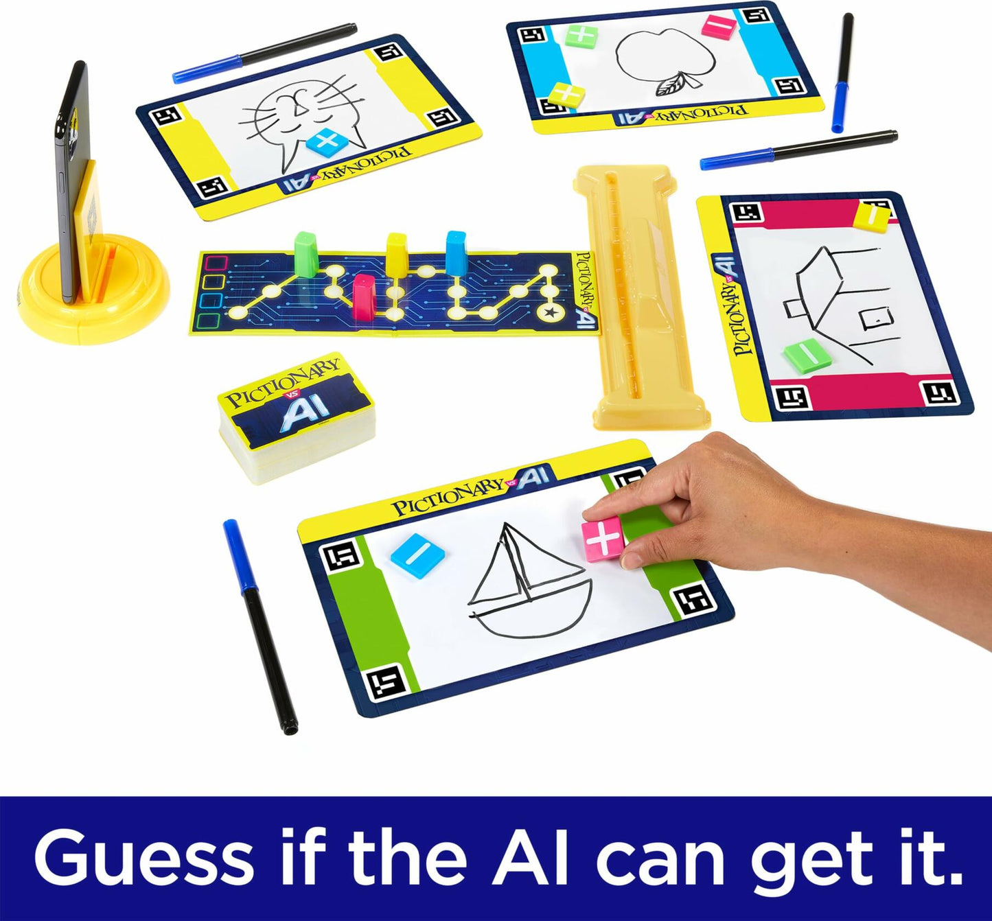 Pictionary Vs. AI Family Game for Kids and Adults and Game Night Using Artificial Intelligence