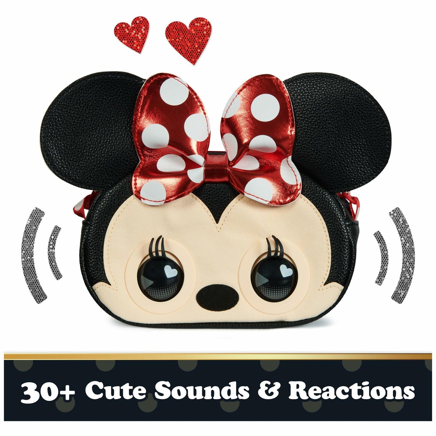 Purse Pets, Disney Minnie Mouse Interactive Toy Shoulder Bag, for Ages 4+