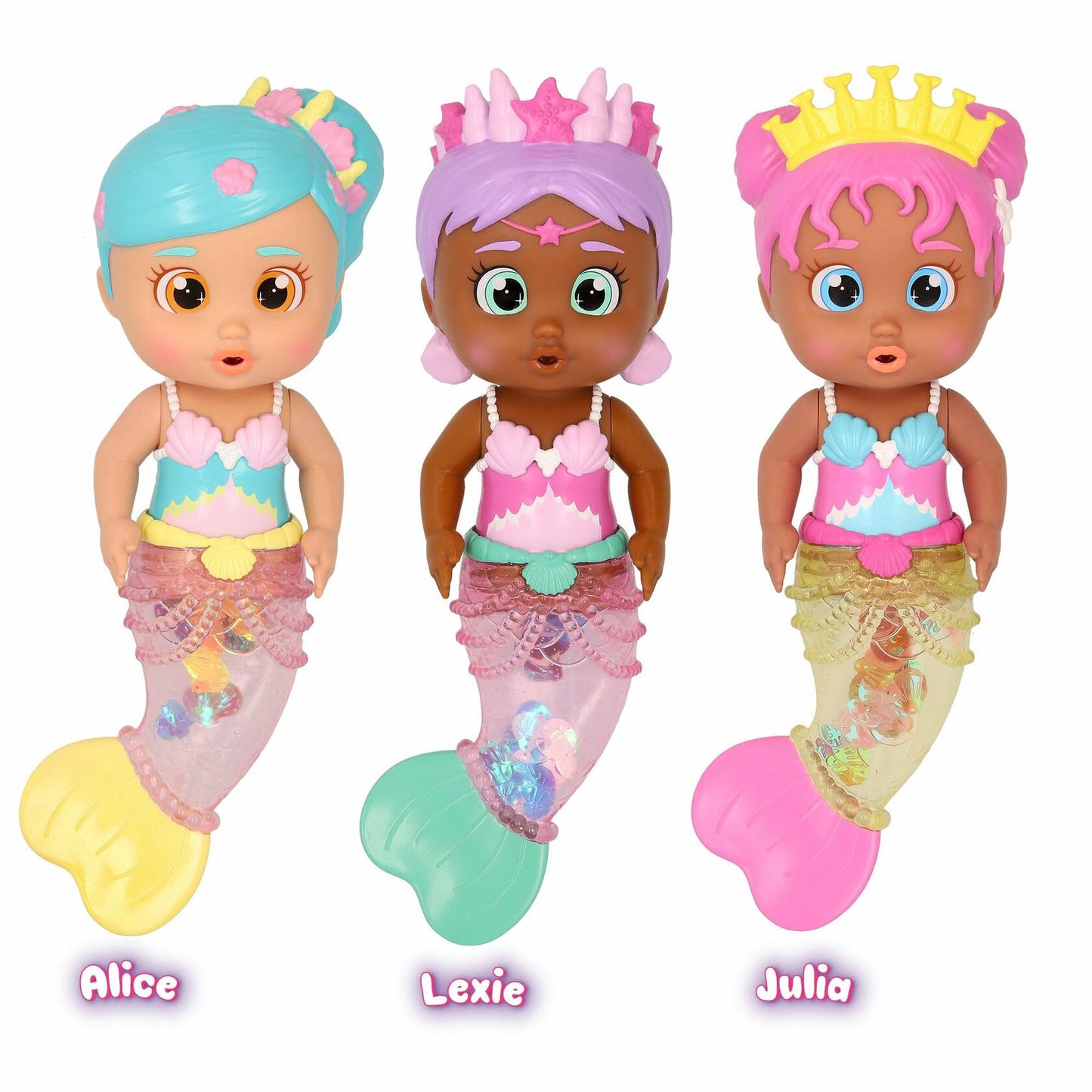IMC Toys Bloopies Mermaids Shimmer Tail Lexie - Water Toy with Shimmer Mermaid Tail, for Girls and Kids 18M and up