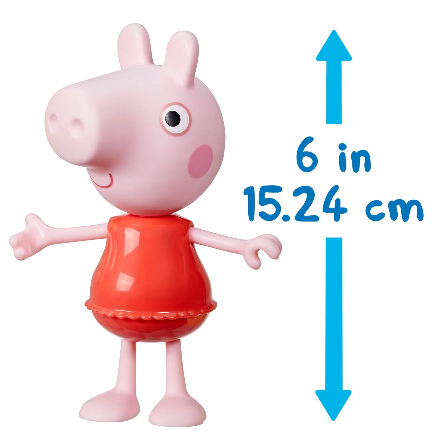 Peppa Pig Toys Peppa Pig Dress-Up 6 Figure with 6 Fashion Accessories, Preschool Toys, 3+