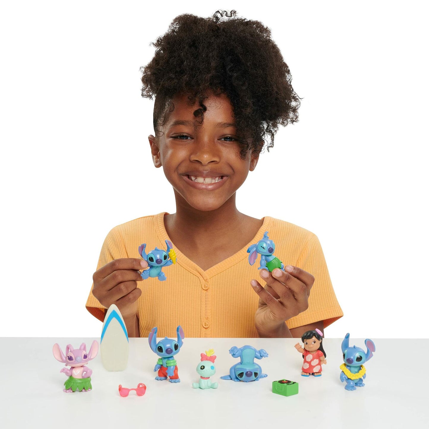 Disneys Lilo & Stitch Deluxe Figure Set, 13-Piece Set, Boy and Girls toys, Ages 3 and up