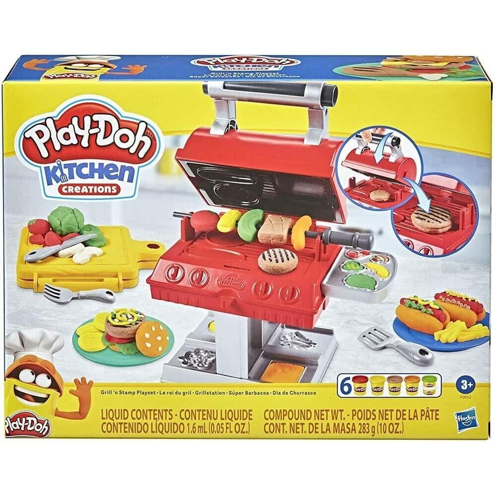 Play-Doh Kitchen Creations Grill 'N Stamp Playset, 10 Ounces Compound Total