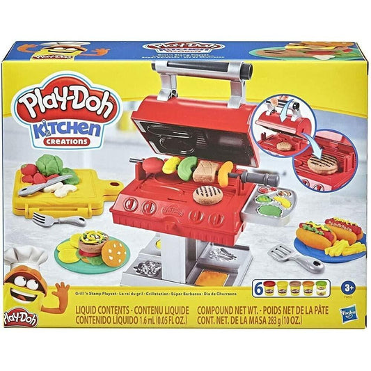 Play-Doh Kitchen Creations Grill 'N Stamp Playset, 10 Ounces Compound Total