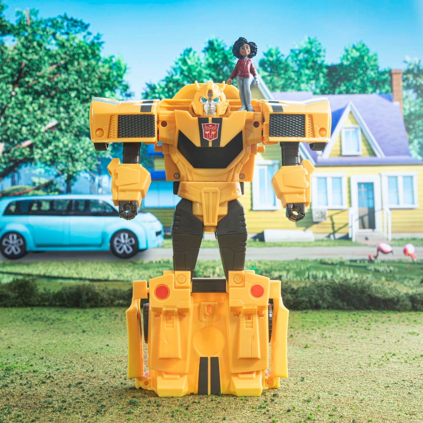 Transformers: Earthspark Bumblebee and Mo Malto Kids Action Figure, for Boys and Girls Ages 6+