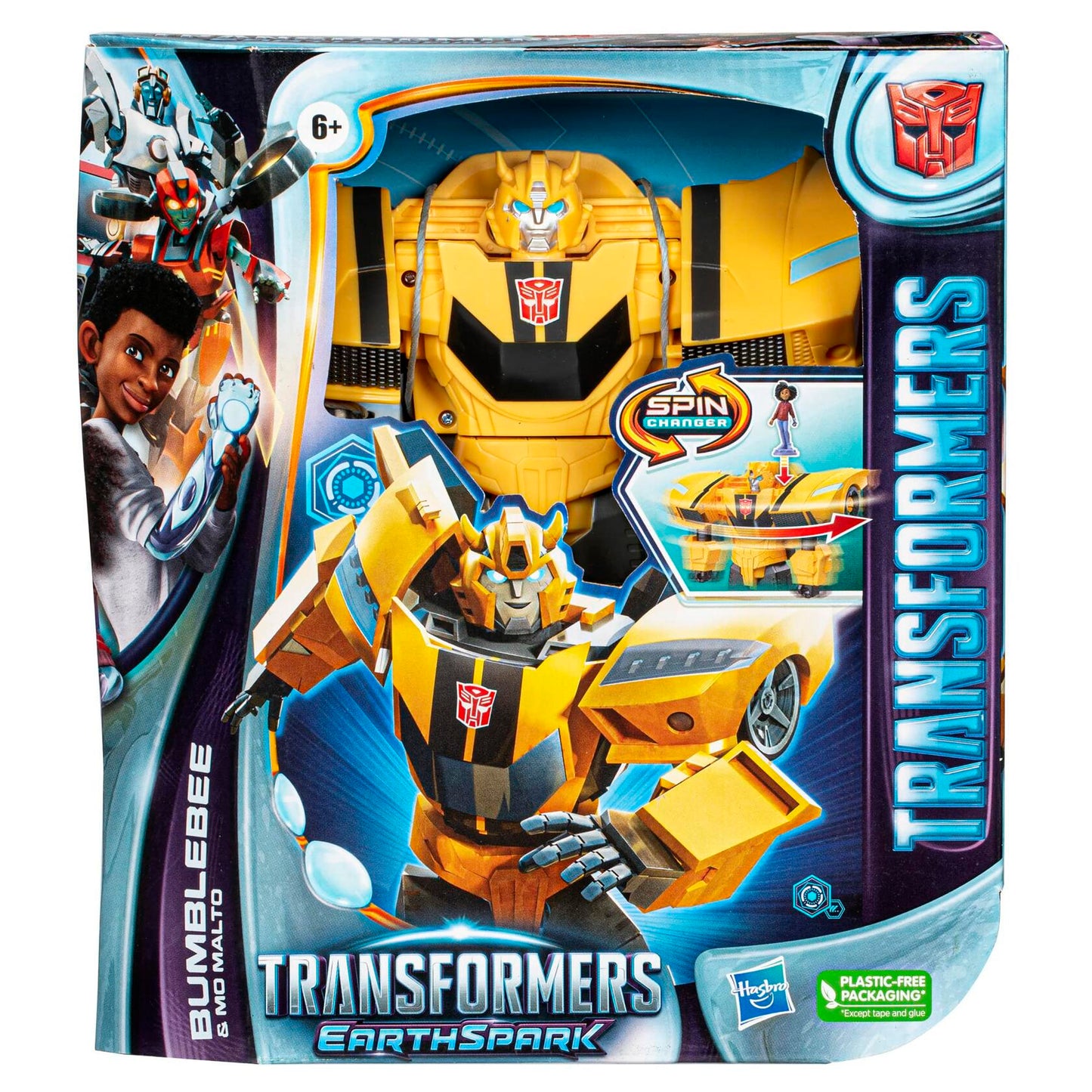 Transformers: Earthspark Bumblebee and Mo Malto Kids Action Figure, for Boys and Girls Ages 6+