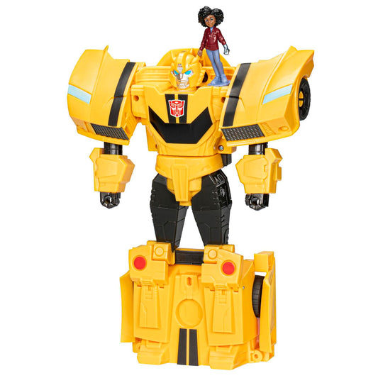 Transformers: Earthspark Bumblebee and Mo Malto Kids Action Figure, for Boys and Girls Ages 6+