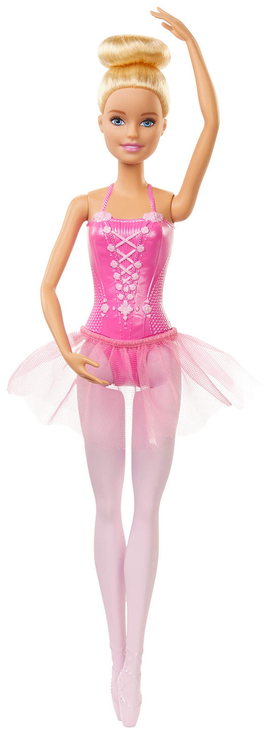 Barbie Doll with Ballerina Outfit, Tutu, Sculpted Toe Shoes and Ballet-posed Arms for Ages 3 and Up