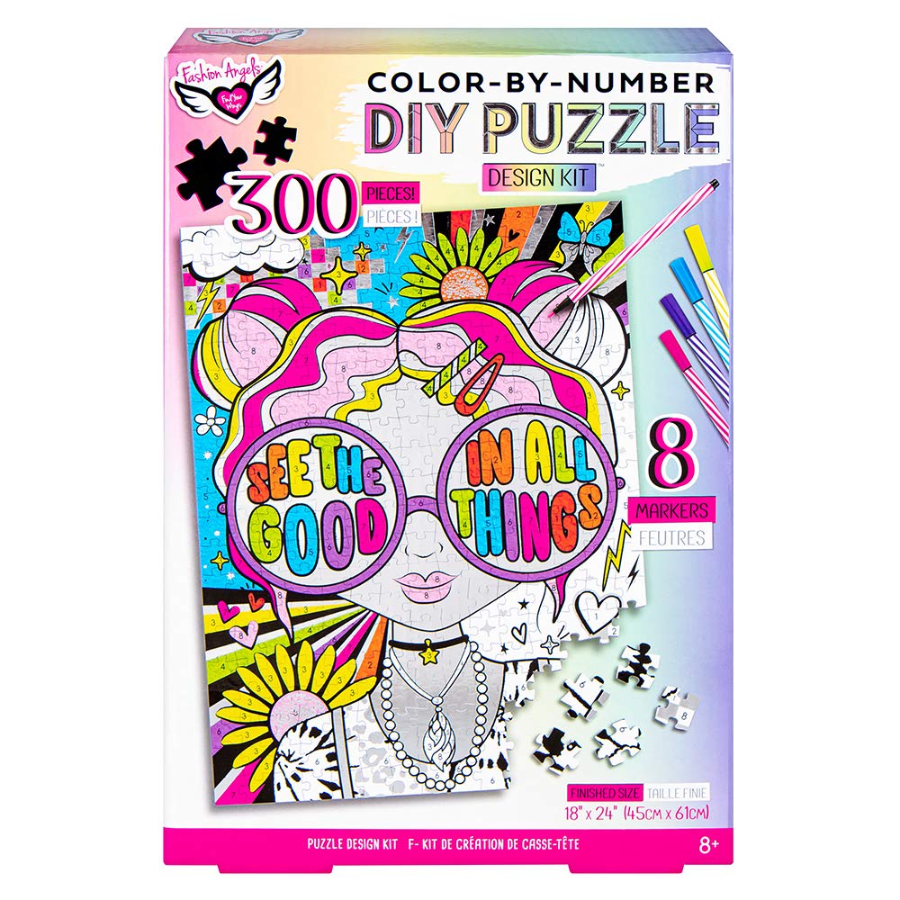 Fashion Angels Color by Number Puzzle - DIY Color by Number Puzzle, 30 –  Wonder Street Toys